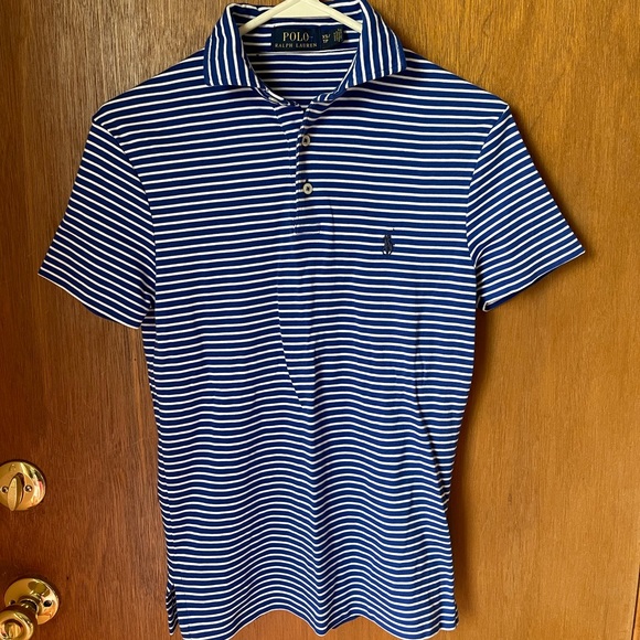 Womens Striped Polo - Picture 1 of 2